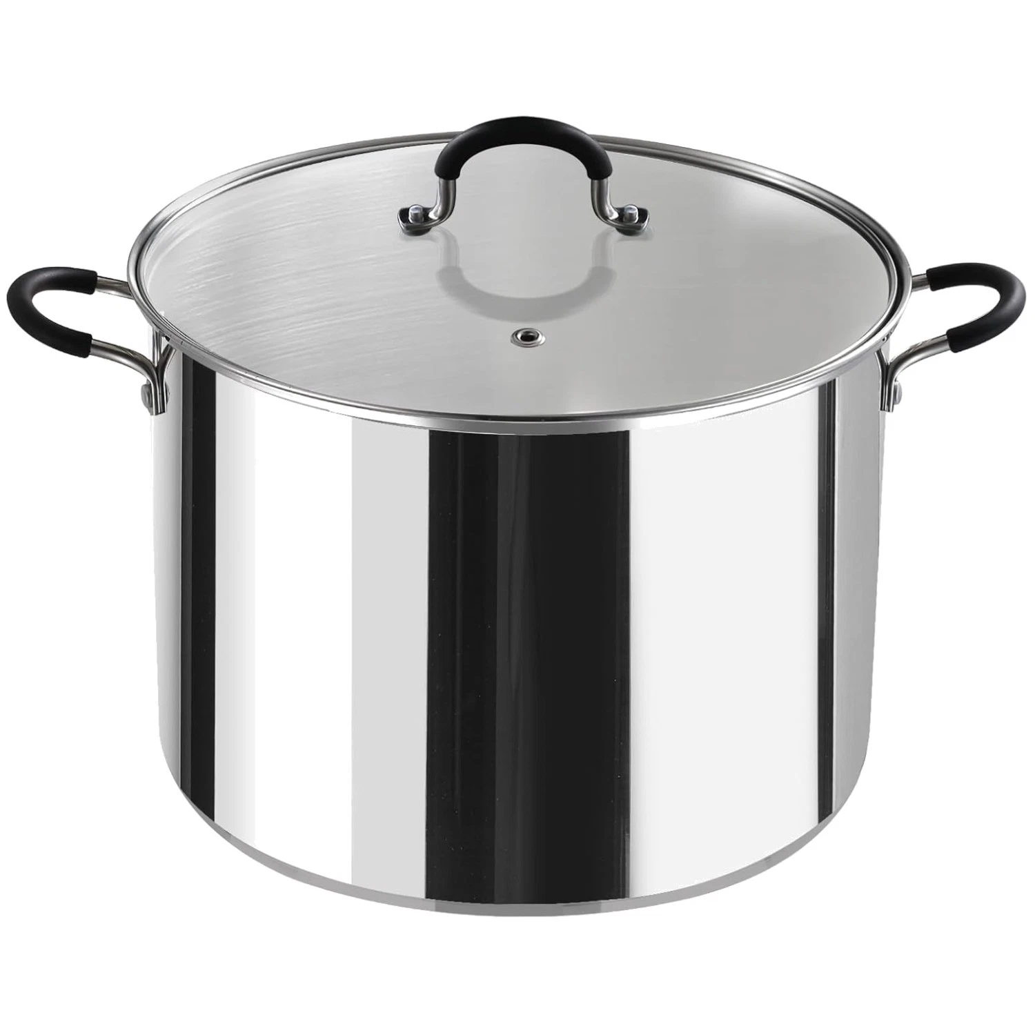 Versatile 20 Qt Stockpot, Compatible with Stovetops