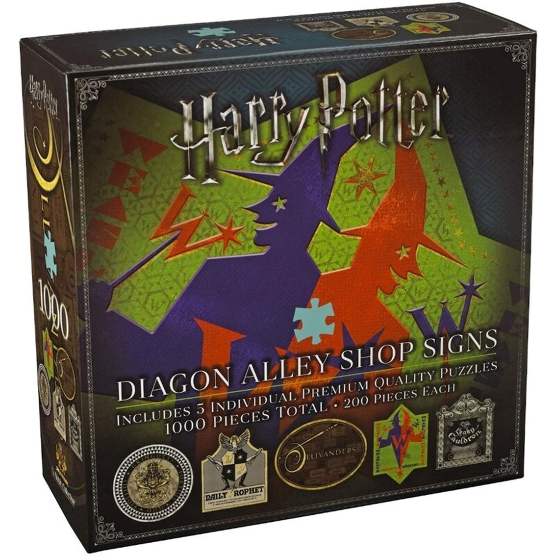 Puzzle The Noble Collection Harry Potter Callejon Diagon Simbolos & Logos Tienda