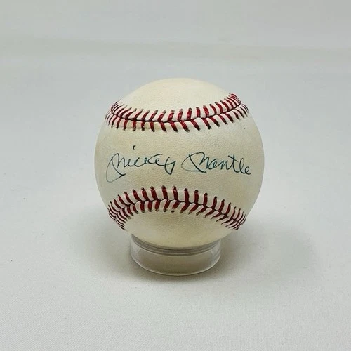 Mickey Mantle Autographed Signed New York Yankees OAL Baseball JSA LOA