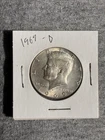 1969-D Kennedy 40% Silver Half Dollar