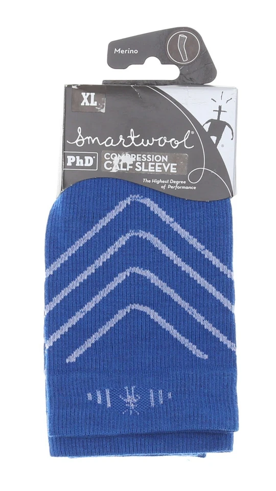 Smartwool Phd Merino Compression Calf Sleeve Blue Size S L12331 - Image 2 of 2
