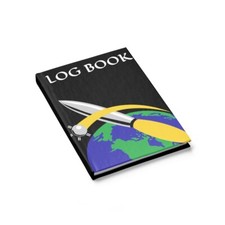 Space Group Log Book, Hardcover Journal, Ruled Line, 595th Space Group