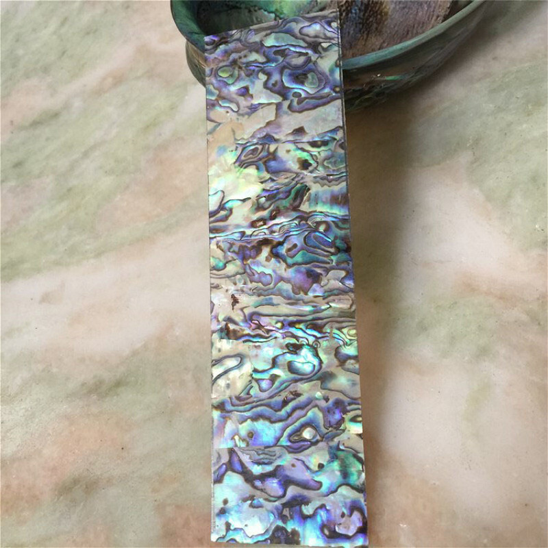 Natural Green/Blue Inlay Material Abalone Shell Blanks DIY Size 5.5 x 1 ...