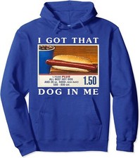 I Got That Dog In Me, Funny Fun Hot Dogs Combo Unisex Hooded Sweatshirt