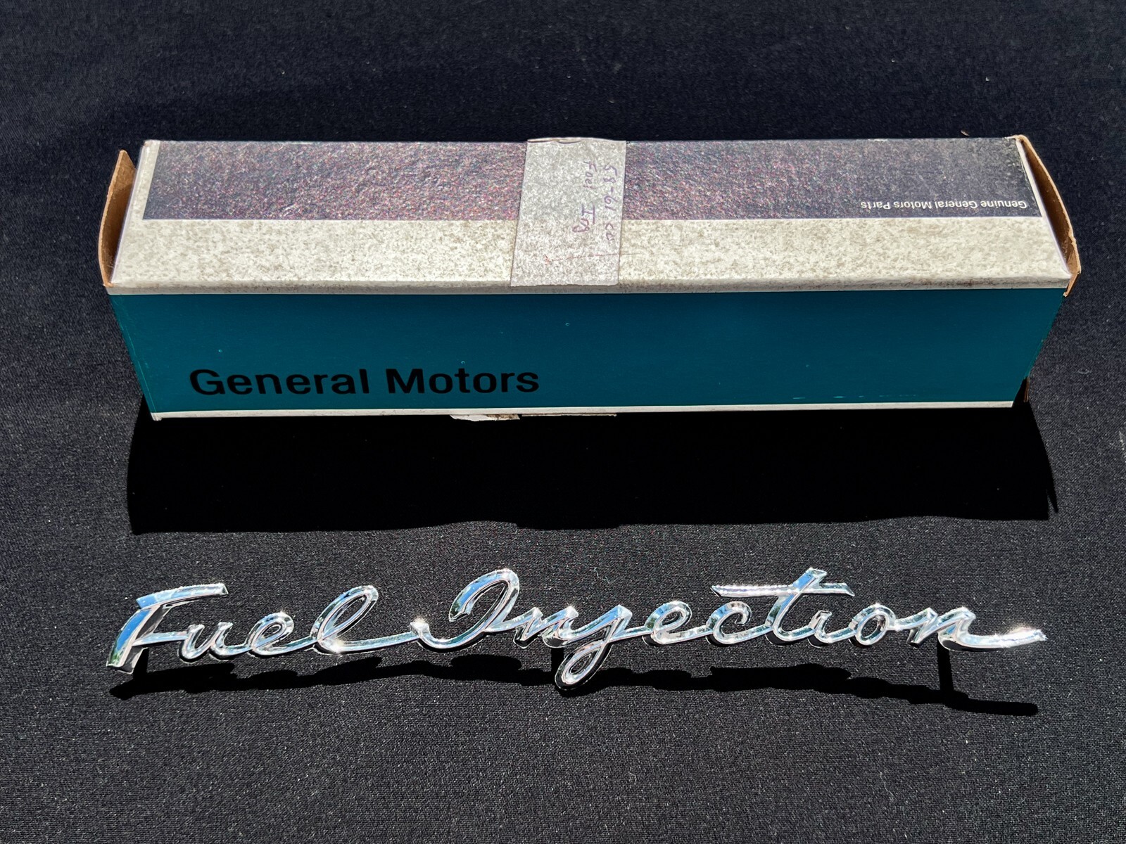 19581961 Chevrolet Corvette Fuel Injection Emblem NOS OEM 3746457 New