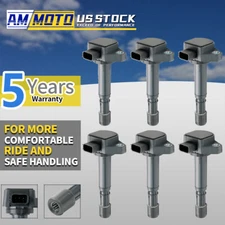 UF400 Set of 6 Ignition Coils on Plug Pack for Honda Civic Acura MDX 1.7L 3.5L