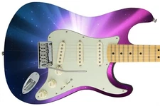 Guitar Skin Axe Wrap Re-skin Bass Electric Reface DIY Black Star Beyond 1288