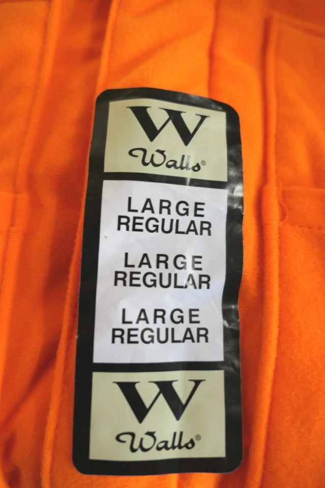 Walls Legend II Orange Winter Ski Hunting Pants Coveralls Large Reg 38-40 Waist - Image 2 of 4