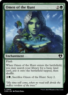 Omen of the Hunt | #906 | CMM | MTG | Regular | LP