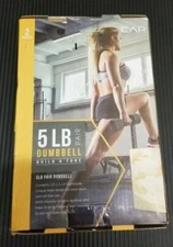 CAP Barbell 5 LB DUMBBELL SET (Pair of 2.5 Pound) Hand Weights Home Gym Yoga NEW