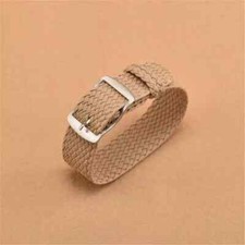 Perlon Strap Uhrenarmband versch. Farben 14, 16, 18, 20, 22 mm Dornschließe
