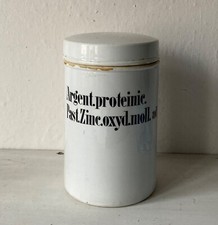 Vaso Grande Da Farmacia In Porcellana Con Coperchio 3 Litri 25 Cm Alto Nr. 1