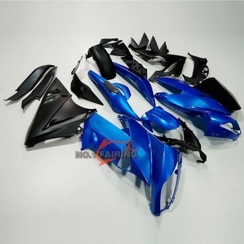 Kit de carenado azul ABS para Kawasaki Ninja 650R ER6F ER-6F 2009 2010 2011 carrocería - Imagen 2 de 10