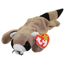 TY Beanie Baby - RINGO the Raccoon 8 inch - MWMTs Stuffed Animal Toy