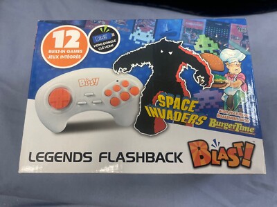Namco Flashback Blast! 12 Games HDMI Controller Space Invaders Burger Time