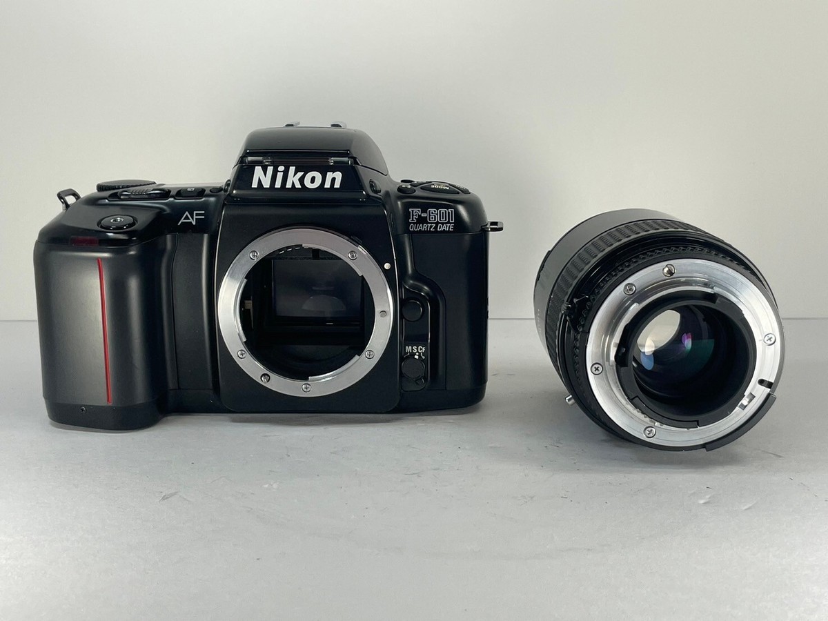 Exc+5 ++] Nikon F601 QD SLR Film Camera + AF Nikkor 28-85mm f/3.5
