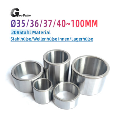 Stahl Hülsen ID 35MM Bis 100MM Distanzhülsen Abstandshülsen Abstandshalter Hülse