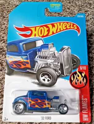 2017 Hot Wheels '32 Ford #223/365 #HW Flames 6/10 BLUE | eBay