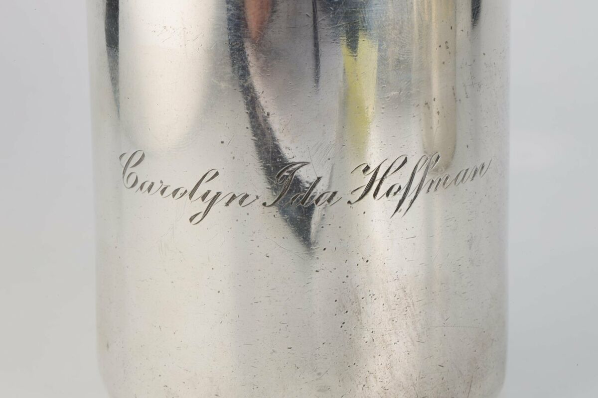 Antique Tiffany & Co. Makers Sterling Silver Cup with Handle Antique Tiffany & Co. Makers Sterling Silver Cup with Handle