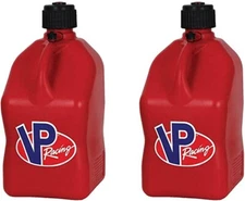 VP Racing Fuels 3512 Motorsport 5 Gallon Square Plastic Utility Jug Red, 2 Jugs