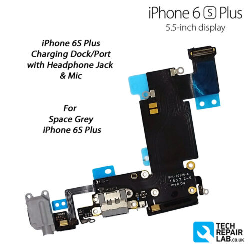 NEW iPhone 6S Plus Port/Charging Dock Assembly + Headphone Jack & Mic - Picture 1 of 2