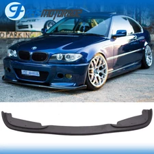 Fit 99-06 BMW E46 3 Series 4DR H Style Front Bumper Lip For PP M Bumpers Only
