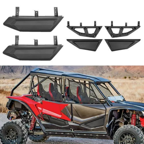 KEMIMOTO Front & Rear Lower Door Inserts Panel Plastic For Honda Talon 1000X-4