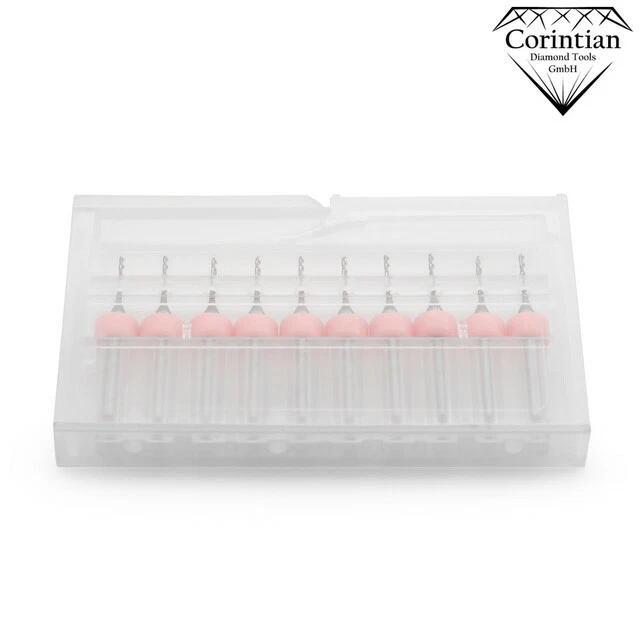Corintian HSS Micro PCB Bohrer 10 Stück Ø 0.1 - 1.0 mm für präzise Bohrungen - Bild 3 von 4