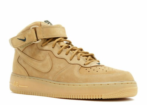 nike air force one mid flax