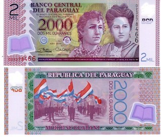 Paraguay Billet 2000 Guaranie 2017 P228 POLYMER Defilé UNC NEUF