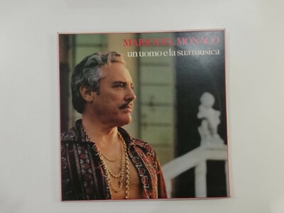 VINYL Vinyl Schallplatten 33 Runden 2 LP Mario Del Monaco   Ein Mann und seine Musik 