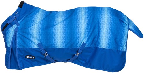 "Manta de participación de caballo de invierno - colores Chevron - 1200D - Acurrucado - 69"" - 84" - Imagen 4 de 7
