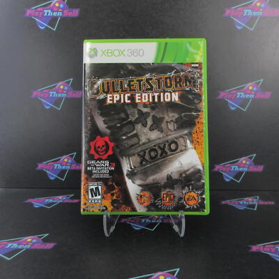 Bulletstorm Epic Edition Xbox 360 Complete - 1 Year Warranty EX Cond