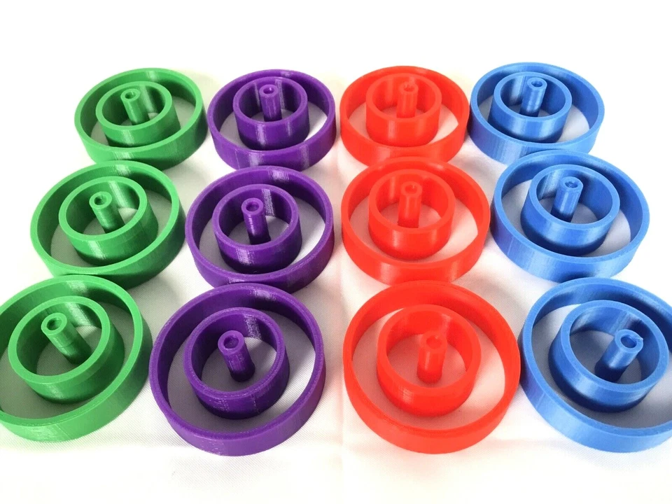 Juego Otrio Faltan Piezas de Repuesto Piezas Tic Tac Toe Fichas Todas las Selecciones Foto 3 de 4