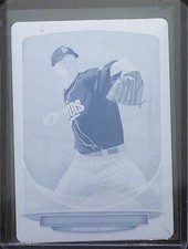 2013 Bowman Cyan Printing Plate #BP80 Alex Meyer No 1 of 1