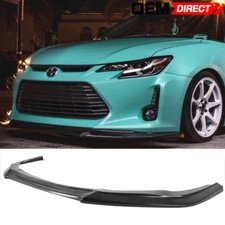 Fits 14-16 Scion TC 2.5 GT Style Unpainted Front Bumper Lip Spoiler Splitter PU