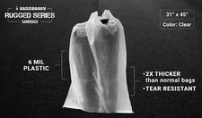 Large Sandbags 31 Inch x 45 Inch - Contractor Trash Bags Garbage Dumpster Demo
