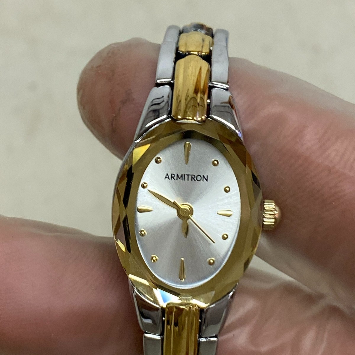 Buy armitron gold and silver watch 2025 Black Friday