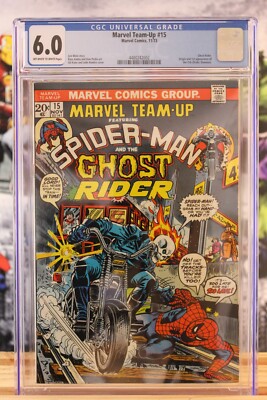 Marvel Team-Up #15 ~ 11/1973, CGC Grade 6.0, Off-White to White Pages