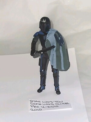 STAR WARS THE CLONE WARS PRE VIZSLA CW08 The Clone Wars 3.75 in W/ Dark Saber