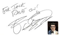 Paul Hipp Signed Auto 3x5 Index Card Midnight in the Garden