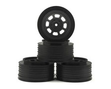 DERDS4AB  Black Speedway SC Dirt Oval Wheels (4) (+3mm Offset)