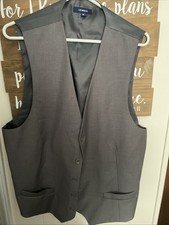 Gioberti Men  s Vest Size XL Gray