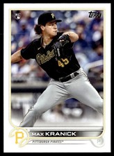 2022 Topps Max Kranick Rookie Pittsburgh Pirates #325