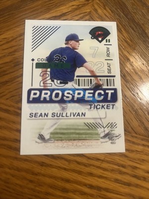 2024 Panini Prospect Edition Blue Foil 97/199 Sean Sullivan #21