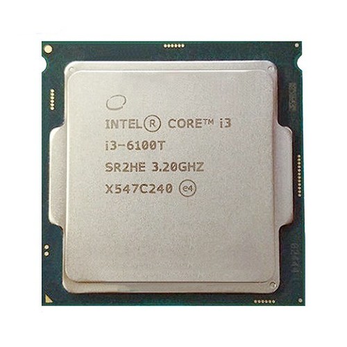 CPU Processor Desktop Intel Core I3 6100T LGA 1151 Dual Core 3,2 GHZ Bulk