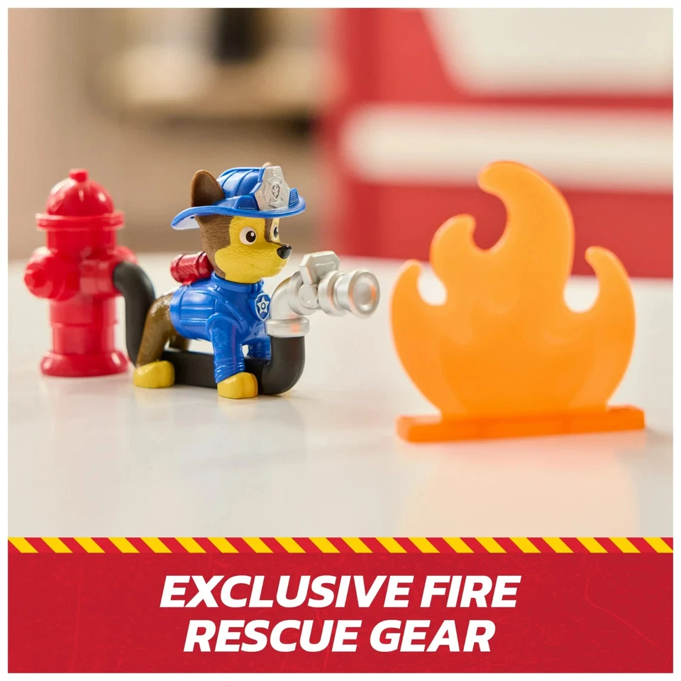 PAW Patrol Fire Rescue Mission Set - Chase, Marshall, Skye, Rubble, Rocky & Zuma - Image 4 of 4