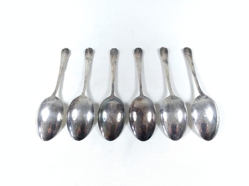 Vintage Birks Regency Plate Flatware York Tea Spoons - 6 Set - Picture 5 of 10