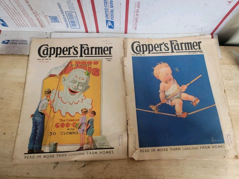 Vintage Cappers Farmer Magazines Aug And Nov 1936