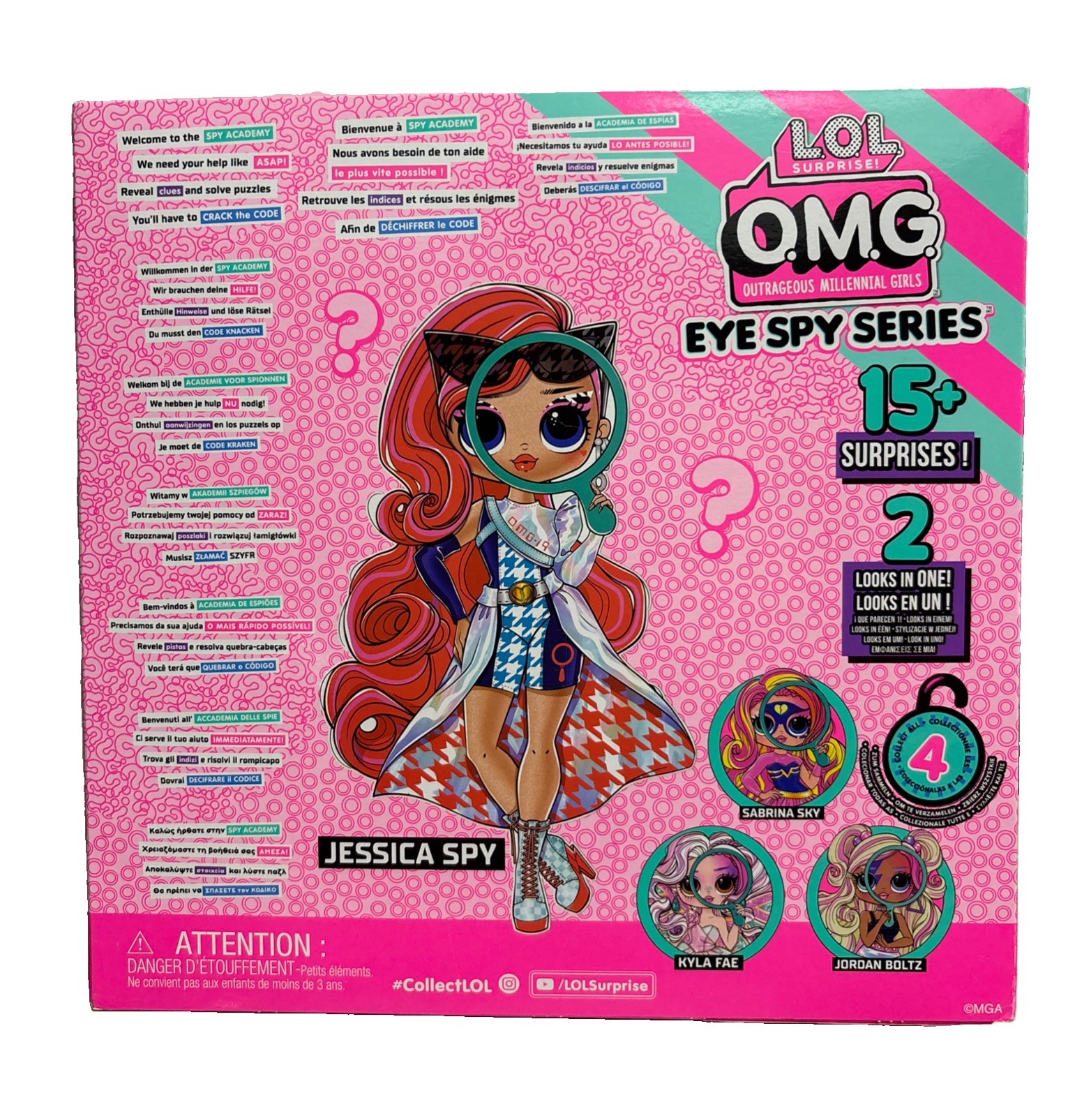 Детская кукла L.O.L. Surprise OMG Eye Spy Jessica Spy Doll Kids Toy — фото 2